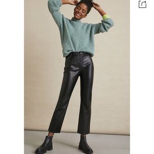 Avec Les Filles Faux Leather Pants